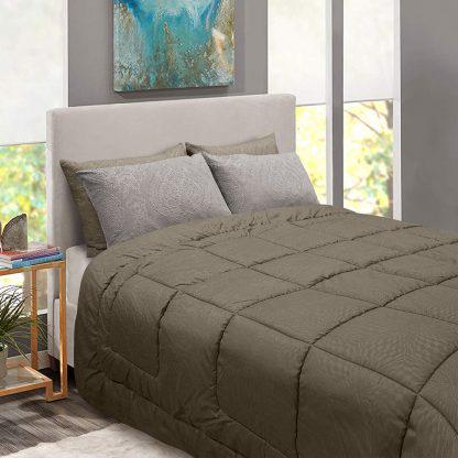 LINO ΠΑΠΛΩΜΑ EMB CONVEX TAUPE 220X240