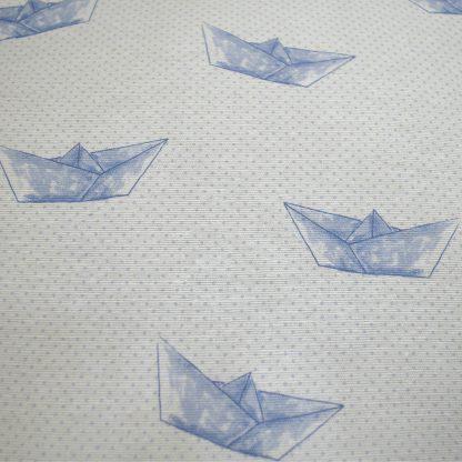 LINO ΜΑΞΙΛΑΡΟΘΗΚΗ PAPER BOAT 601 BLUE 45X45