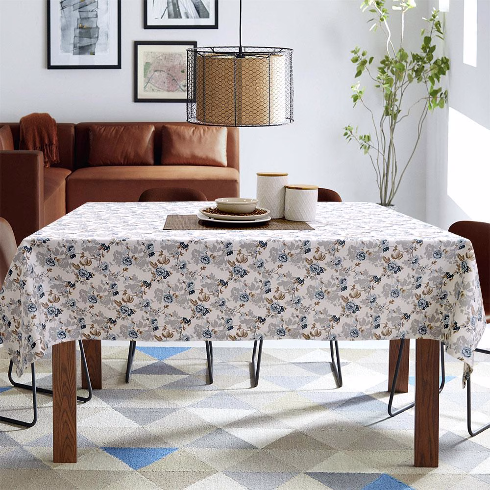 LINO ΤΡΑΠΕΖΟΜΑΝΤΗΛΟ ZINNIA BLUE 145X240 LINO ΤΡΑΠΕΖΟΜΑΝΤΗΛΟ ZINNIA BLUE 145X240