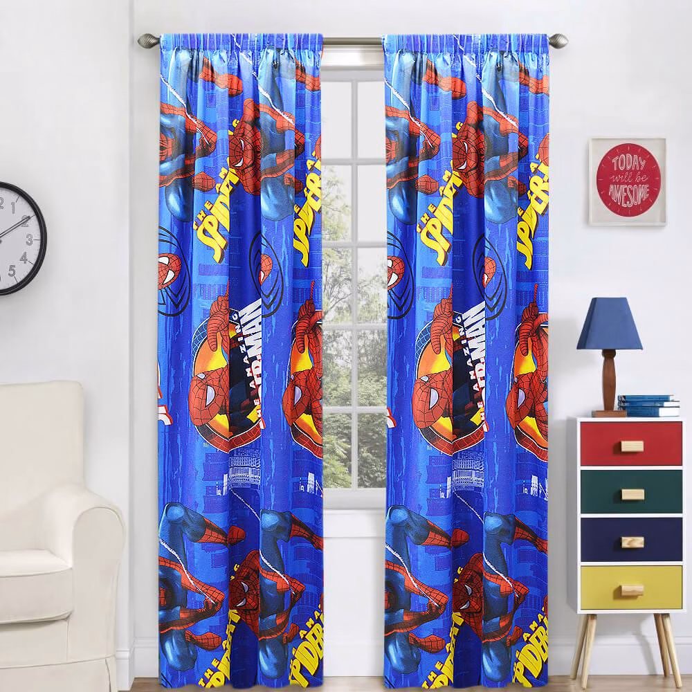 LINO ΚΟΥΡΤΙΝΑ SPIDERMAN ΜΕ ΤΡΕΣΑ RED 140X238 LINO ΚΟΥΡΤΙΝΑ SPIDERMAN ΜΕ ΤΡΕΣΑ RED 140X238