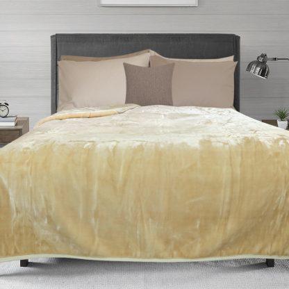LINO ΚΟΥΒΕΡΤΑ ALPES CREAM 160Χ220