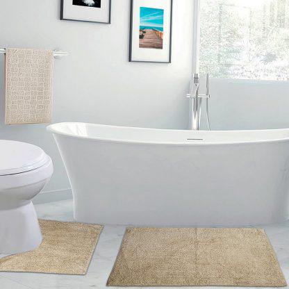 LINO ΣΕΤ ΠΑΤΑΚΙ PLAIN BEIGE 50X80+50X40