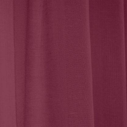 LINO ΚΟΥΡΤΙΝΑ LINE ΜΕ ΤΡΕΣΑ 304 BURGUNDY 145X295