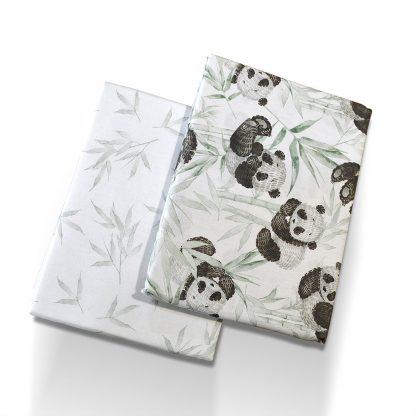 LINO ΣΕΤ ΣΕΝΤΟΝΙΑ ΛΙΚΝΟΥ PANDA BEAR 701 GREEN 75Χ110