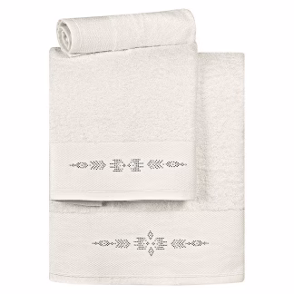 Σετ Πετσέτες Art 3173 Σετ 3τμχ Εκρού Σετ Πετσέτες Art 3173 Σετ 3τμχ Εκρού