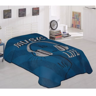 Κουβέρτα Μονή Art 6116 160x220 Εμπριμέ