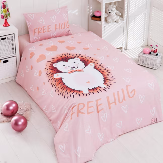 Σετ Σεντόνια Μονά Hug Art 6165 165x240 Σομόν