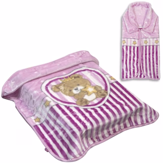 Κουβέρτα Βρεφική - Υπνόσακος Art 5253 80x90 Λιλά