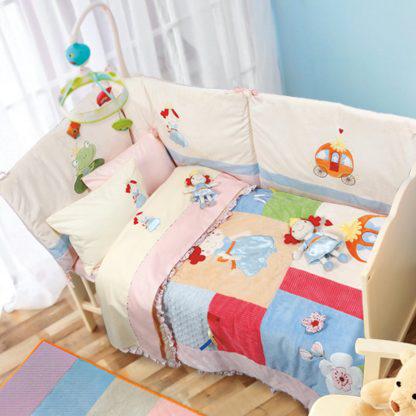 Das Baby 6511 Παντα Κουνιας  Dream Embroidery Ροζ Ροζ