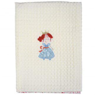 Das Baby 6511 Κουβερτα Πικε 110X150  Dream Embroidery Ροζ Ροζ