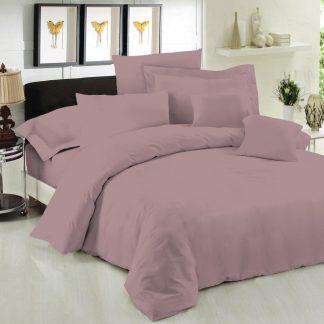 Σεντόνι Μεμονομένο LeBlanc Μονόχρωμο Polycotton 50/50 TC144 Wood Rose υπέρδιπλο με λάστιχο 160x200+35