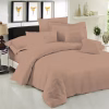 Σεντόνι Μεμονομένο Μονόχρωμο Polycotton 50/50 TC144 Ανοιχτό Καφέ Υπέρδιπλο 245×270