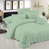 Σεντόνι Μεμονομένο Μονόχρωμο Polycotton 50/50 TC144 Πράσινο Υπέρδιπλο 245×270