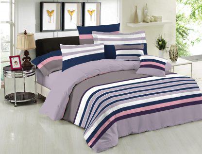 Σετ Πάπλωμα Le Blanc Premium Cotton 100% Nevada Mauve Μονό 160x240