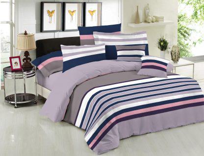 Σετ Πάπλωμα Le Blanc Premium Cotton 100% Nevada Mauve Μονό 160x240