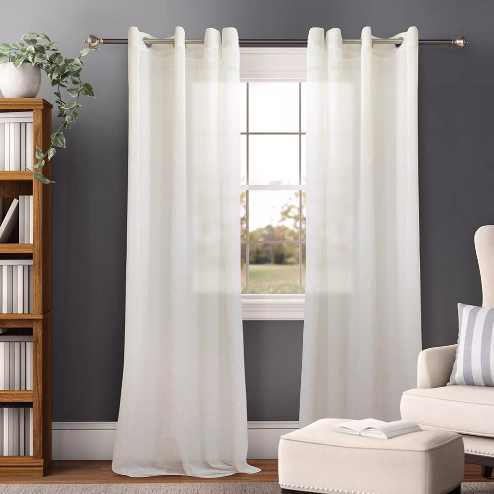LINO ΚΟΥΡΤΙΝΑ KALY ΜΕ ΤΡΟΥΚΣ SNOW WHITE 140Χ260 LINO ΚΟΥΡΤΙΝΑ KALY ΜΕ ΤΡΟΥΚΣ SNOW WHITE 140Χ260