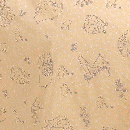 Melinen Home Σεντόνι Αγκαλιάς 85x110 Baby Line Happy Yellow