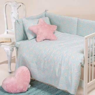 Σεντονι Μεμονωμενο Καλαθουνασ Mini Stars Aqua Baby Line