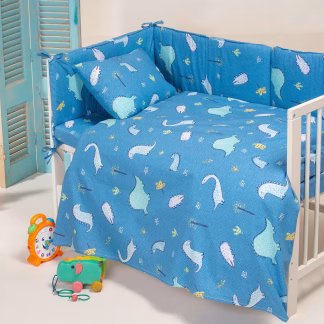 Melinen Home Πάνα 85x85 Baby Line Zoo Boy