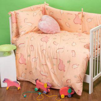 Melinen Home Σεντόνι Αγκαλιάς 85x110 Baby Line Zoo Girl