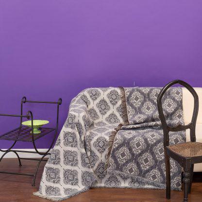 Melinen Home Ριχτάρι Διθέσιου 180x250 Galia Dark Grey