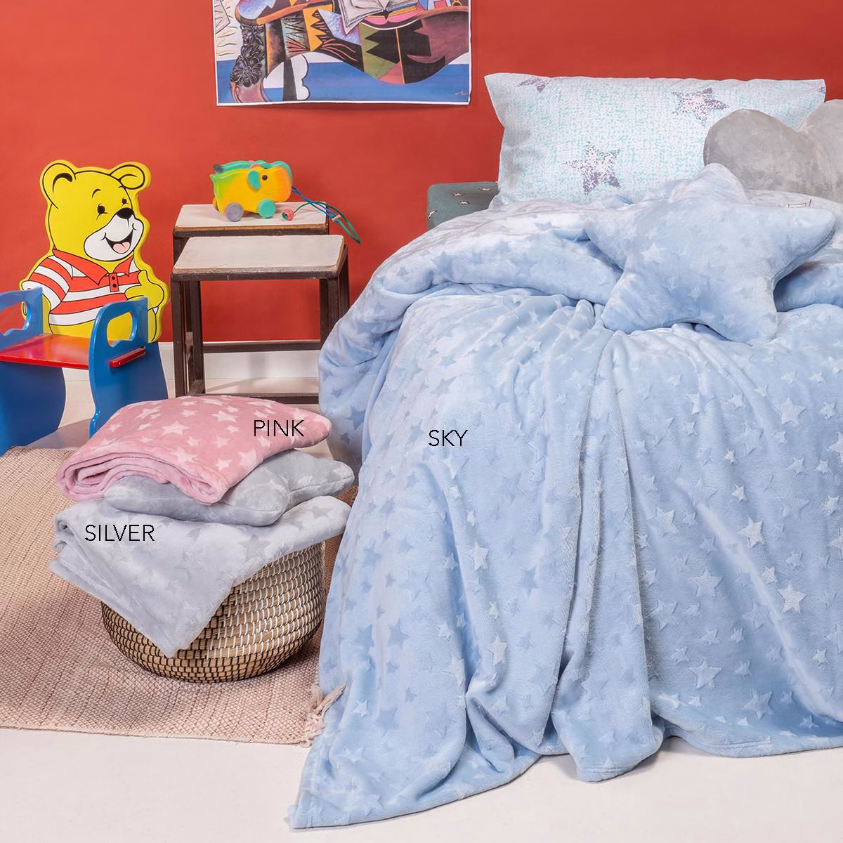 Melinen Home Κουβέρτα Μονή 160x220 Starito Pink Melinen Home Κουβέρτα Μονή 160x220 Starito Pink