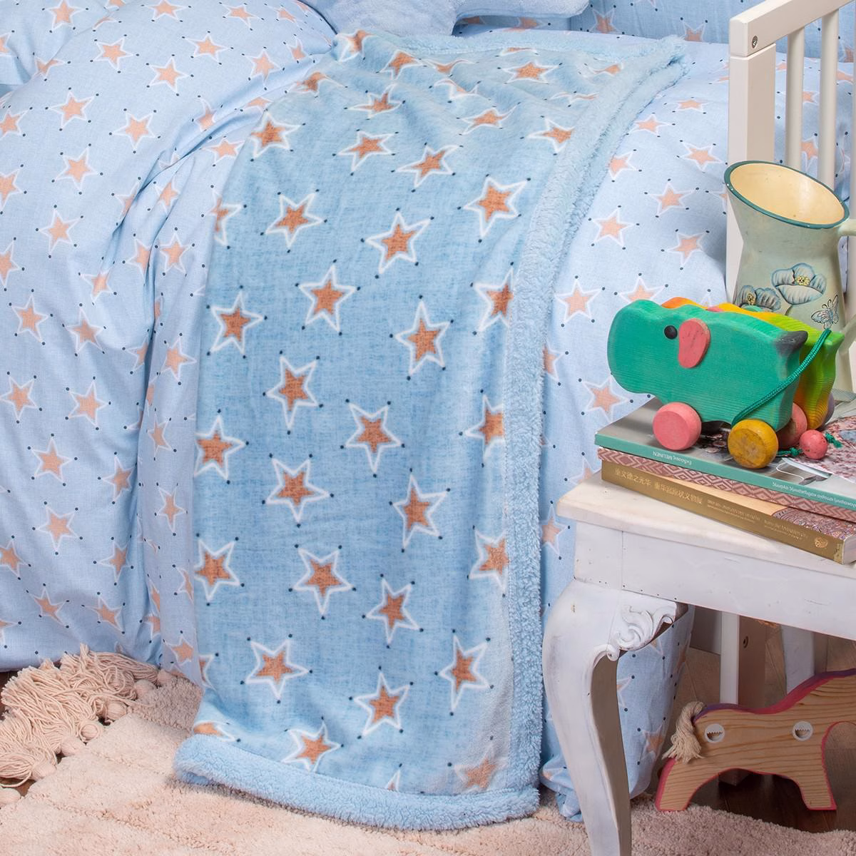 Κουβερτα Κουνιασ Mini Stars Sky Baby Line Κουβερτα Κουνιασ Mini Stars Sky Baby Line