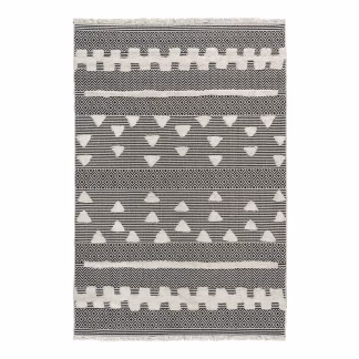 Χαλί Βαμβακερό Morocotton 9238 Γκρι