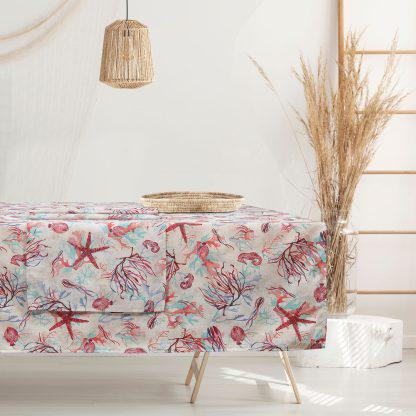 Das Home Runner 45Χ140 0617 Εκρου - Κοκκινο - Μωβ Εκρου - Κοκκινο - Μωβ