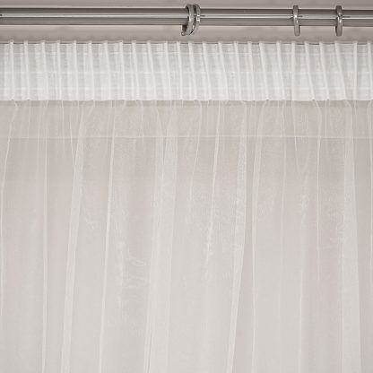 LINO ΚΟΥΡΤΙΝΑ RESIO WHITE ΜΕ ΤΡΕΣΑ 280X300
