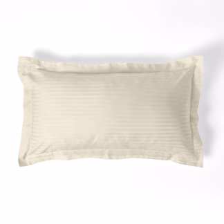 LINO ΜΑΞΙΛΑΡΟΘΗΚΗ SATIN STRIPE 100/100 ECRU 50X70 OXF 230TC