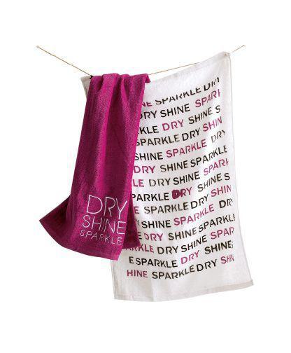 Rythmos Sparkle - Σετ Πετσετεσ Κουζινασ 2Τεμ Βελουτε 45X65
