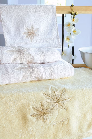 Astypalea - Σετ Πετσετες 3τεμ. Λευκο Σετ 3 Τεμαχιων (30x50, 50x90, 80x150) Συσκευασια Κουτιου