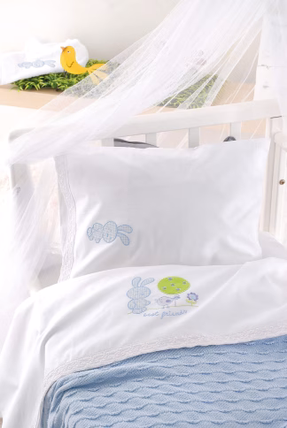 Sweet Summer Σιελ - Σετ Σεντονια Βρεφικα 3 Τεμ. Kenthma 100x160