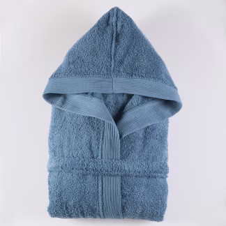 Amadeus - Ντενιμ Μπουρνουζι Με Κουκουλα Extra Large