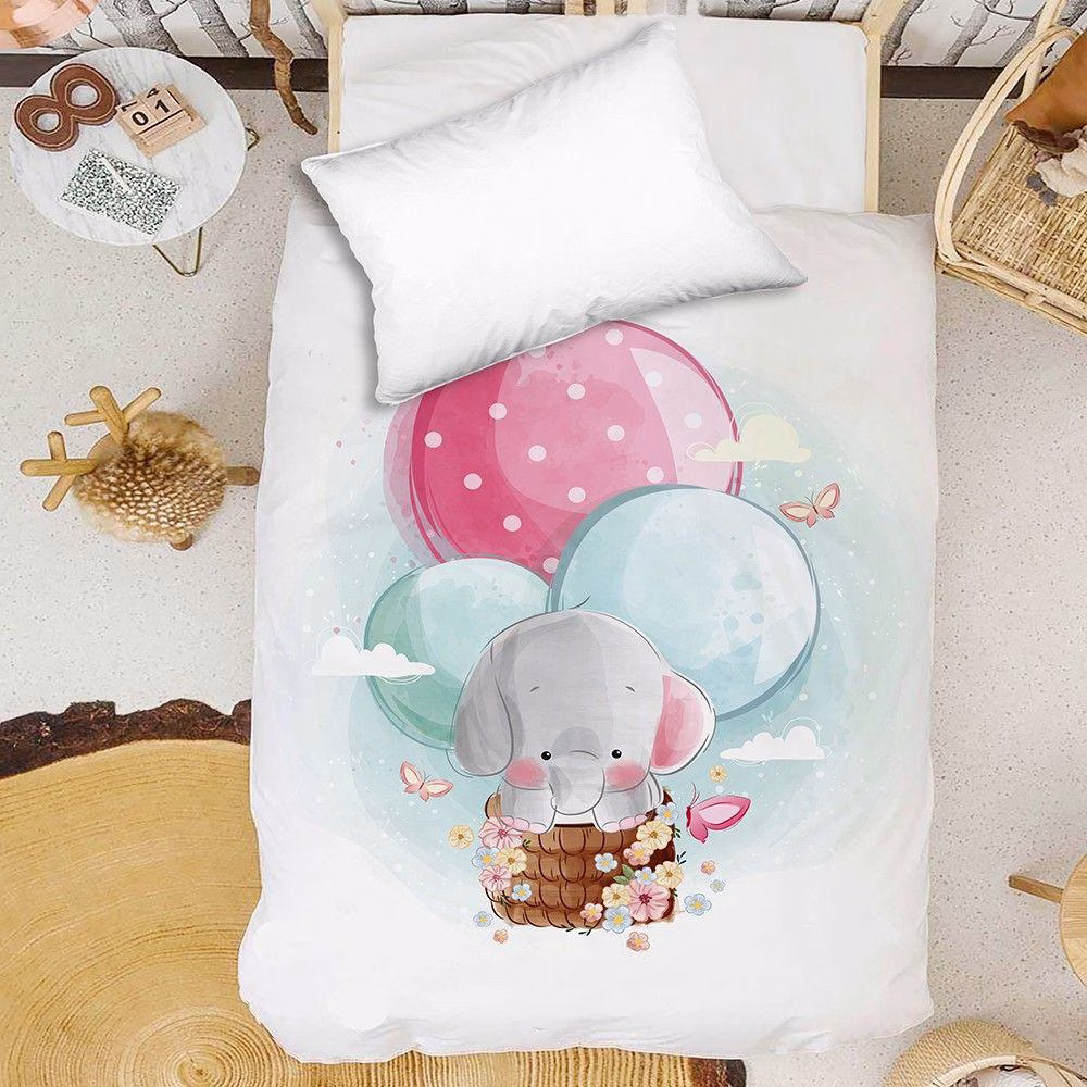 Melinen Κουβερτα Fleece Κουνιας Elephant 100x120 Multicolour Melinen Κουβερτα Fleece Κουνιας Elephant 100x120 Multicolour