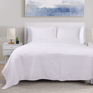 Σετ Σεντόνια Υπέρδιπλα Με Λάστιχο 4 Seasons Art 12000 240x270 Λευκό