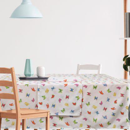 Das Home Runner 45Χ140 0620 Εκρου - Κοκκινο - Μπλε Εκρου - Κοκκινο - Μπλε