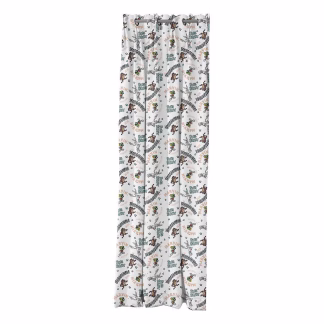 Κουρτίνα Με 8 Μεταλλικούς Κρίκους Art 6189 Looney Tunes 180x250 Εμπριμέ