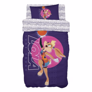 Σετ Κουβερλί Μονό Art 6193 Space Jam Lola 160x240 Εμπριμέ