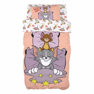 Σετ Κουβερλί Μονό Art 6194 Tom And Jerry 160x240 Εμπριμέ