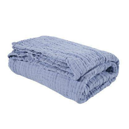Das Baby 6475 Κουβερτα-Μουσελινα 110X150 Relax Σιελ Σιελ