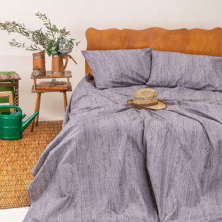 Melinen Home Σεντονι Μονο Mouare Grey Urban Line Mixology 170X270
