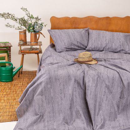 Melinen Home Σεντονι Μονο Mouare Grey Urban Line Mixology 170X270