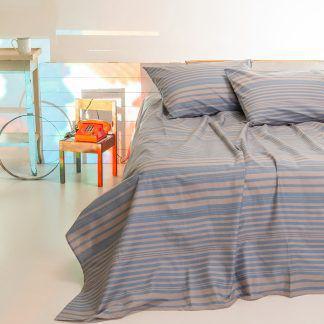 Melinen Home Σεντονι Μονο Stripe Jean Urban Line Mixology 170X270
