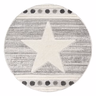 Ροτόντα Loop Art 9559 160x160 Grey White Γκρι Λευκό