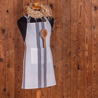 Ποδια Κουζινασ Pepper Stripe Grey