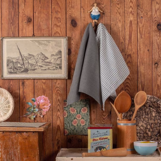 Πετσετεσ Κουζινασ Σετ 2 Τεμαχιων Carrot Olive