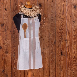 Ποδια Κουζινασ Pepper Stripe Saumon