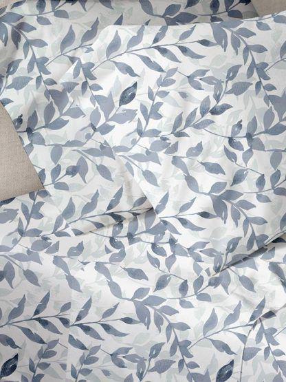 Sunshine Παπλωματοθήκη Menta Εμπριμέ 050 Blue Μονή (170χ250)